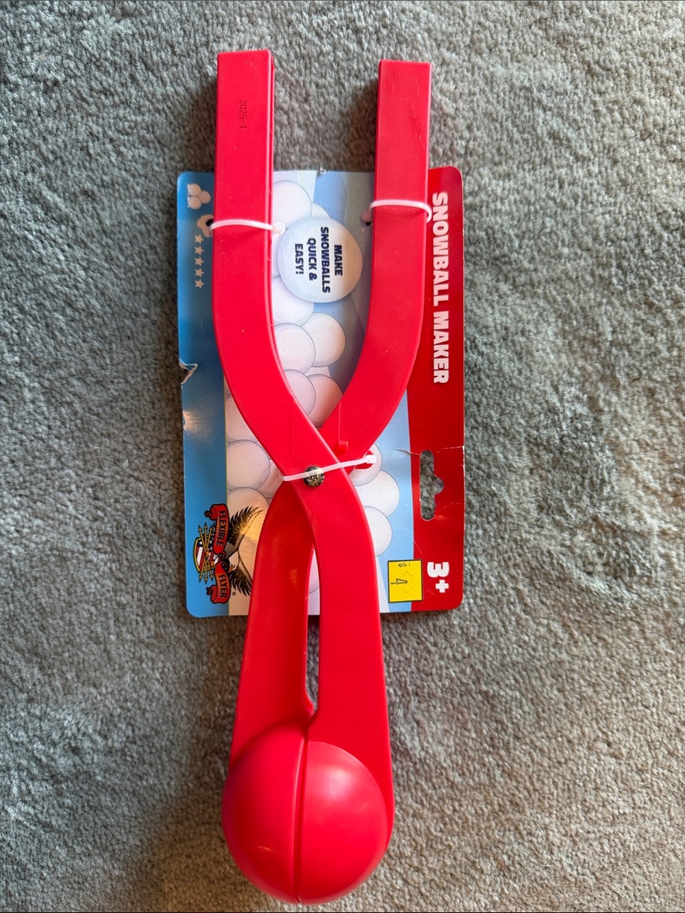 Red Snowball Maker Toy for Kids - Easy Snow Play